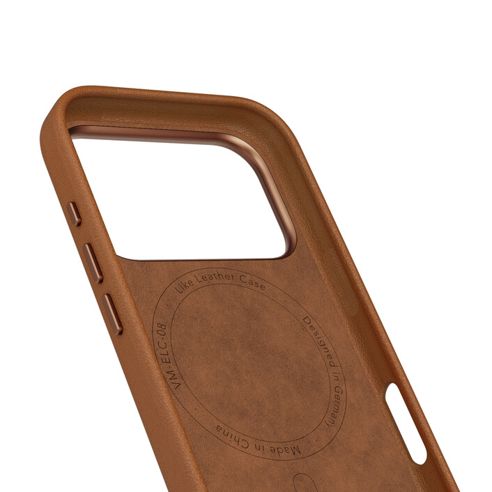 Vonmählen Kunstleder-Case für iPhone 17 Pro, braun