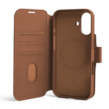 Vonmählen Kunstleder-Folio für iPhone 17, braun