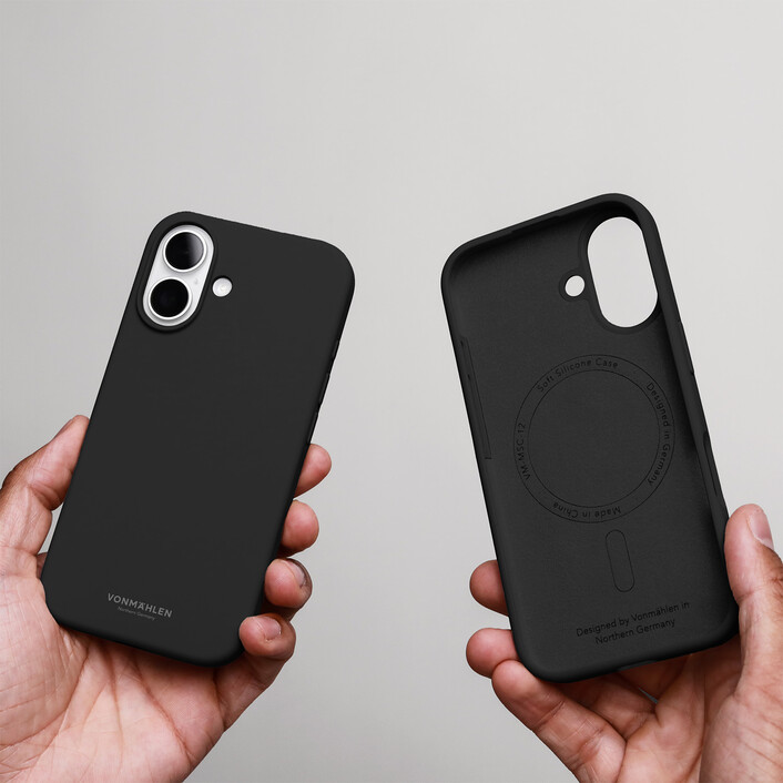 Vonmählen Silikon-Case für iPhone 17, schwarz
