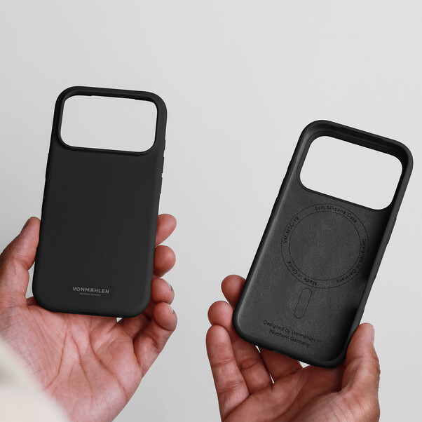 Sie sehen das Produktbild 04 von Vonmählen Silikon-Case für iPhone 17 Pro, schwarz Vonmählen Silikon-Case für iPhone 17 Pro, schwarz