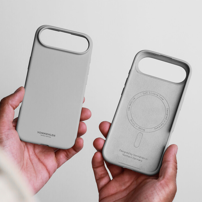 Vonmählen Silikon-Case für iPhone Air, hellgrau