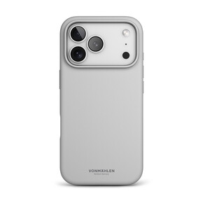 Vonmählen Silikon-Case für iPhone 17 Pro, hellgrau