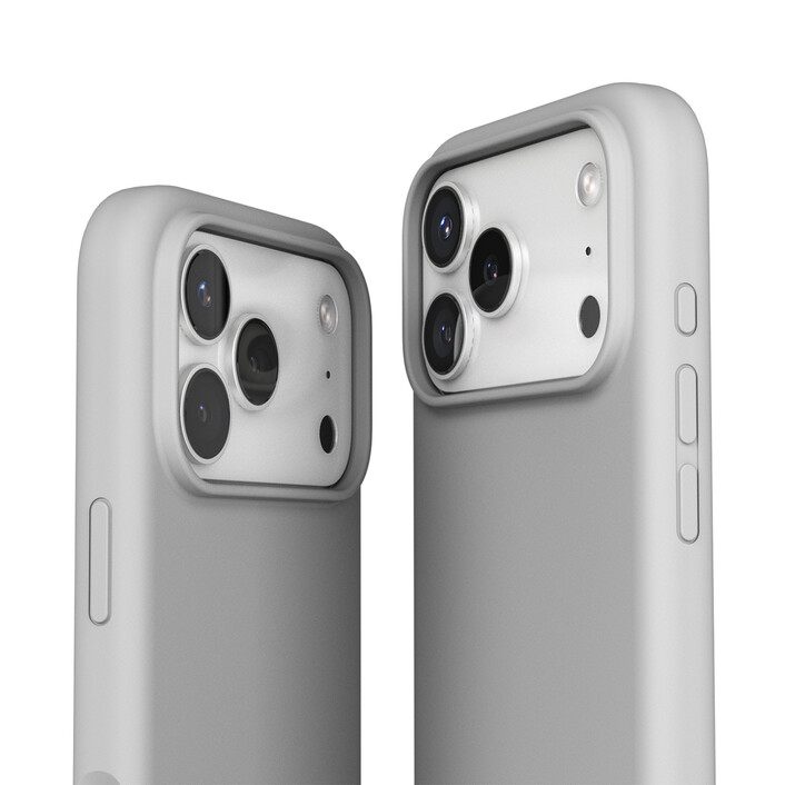 Vonmählen Silikon-Case für iPhone 17 Pro, hellgrau