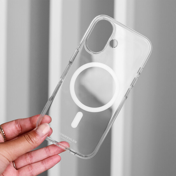 Sie sehen das Produktbild 04 von Vonmählen Transparent Case 2 für iPhone 17, weiss Vonmählen Transparent Case 2 für iPhone 17, weiss