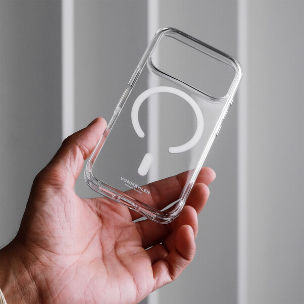 Vonmählen Transparent Case 2 für iPhone 17 Pro, weiss