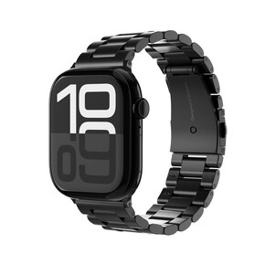 Sie sehen das Produktbild 01 von Vonmählen Gliederarmband 2 für Apple Watch 40/41/42mm, schwarz Vonmählen Gliederarmband 2 für Apple Watch 40/41/42mm, schwarz