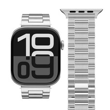 Vonmählen Gliederarmband 2 für Apple Watch 44/45/46/49mm, silber