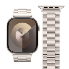 Vonmählen Gliederarmband 2 für Apple Watch 44/45/46/49mm, champagne