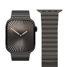 Vonmählen Edelstahl Gliederarmband Pro für Apple Watch 44/45/46/49mm, granitgrau