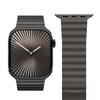 Vonmählen Edelstahl Gliederarmband Pro für Apple Watch 44/45/46/49mm, granitgrau