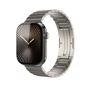 Vonmählen Edelstahl Gliederarmband Pro für Apple Watch 40/41/42mm, wüstensand