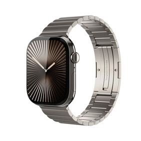 Vonmählen Edelstahl Gliederarmband Pro für Apple Watch 40/41/42mm, wüstensand