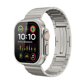 Vonmählen Titan Gliederarmband Pro für Apple Watch 44/45/46/49mm, beige