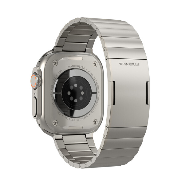 Vonmählen Titan Gliederarmband Pro für Apple Watch 44/45/46/49mm, beige