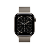 Apple Watch Series 11 GPS + Cellular, 42 mm Titangehäuse Natur, Milanaise Armband Natur