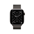 Apple Watch Series 11 GPS + Cellular, 42 mm Titangehäuse Schiefer, Milanaise Armband Schiefer
