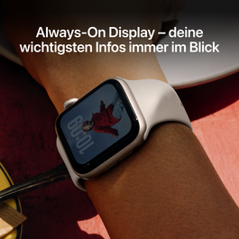 Apple Watch SE 3 GPS, 44 mm Aluminiumgehäuse Mitternacht, Sportarmband Mitternacht – S/M