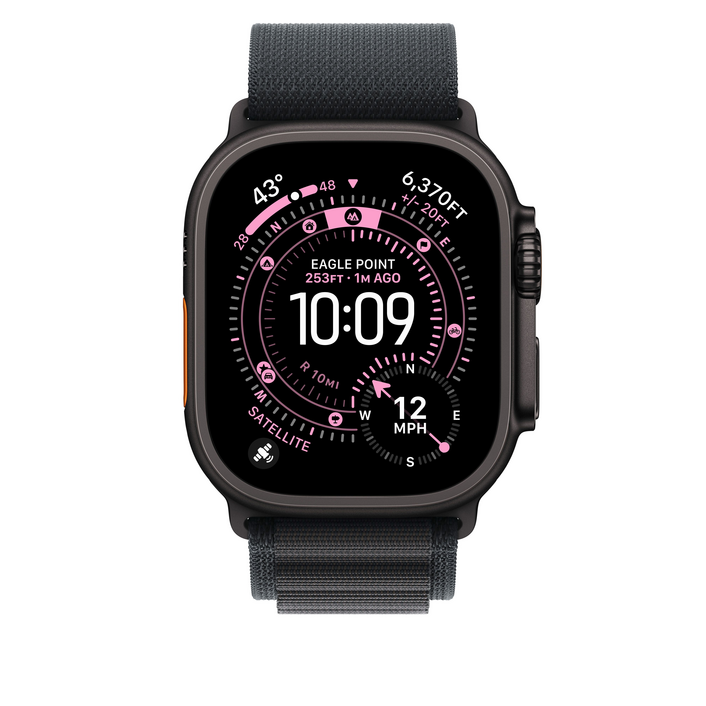 49 mm Alpine Loop Schwarz - Large - Titan Schwarz