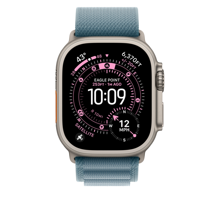 49 mm Alpine Loop Hellblau - Medium - Titan Natur
