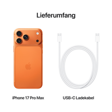 iPhone 17 Pro Max 256 GB Cosmic Orange