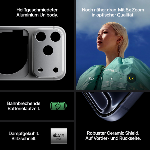 iPhone 17 Pro Max 256 GB Tiefblau