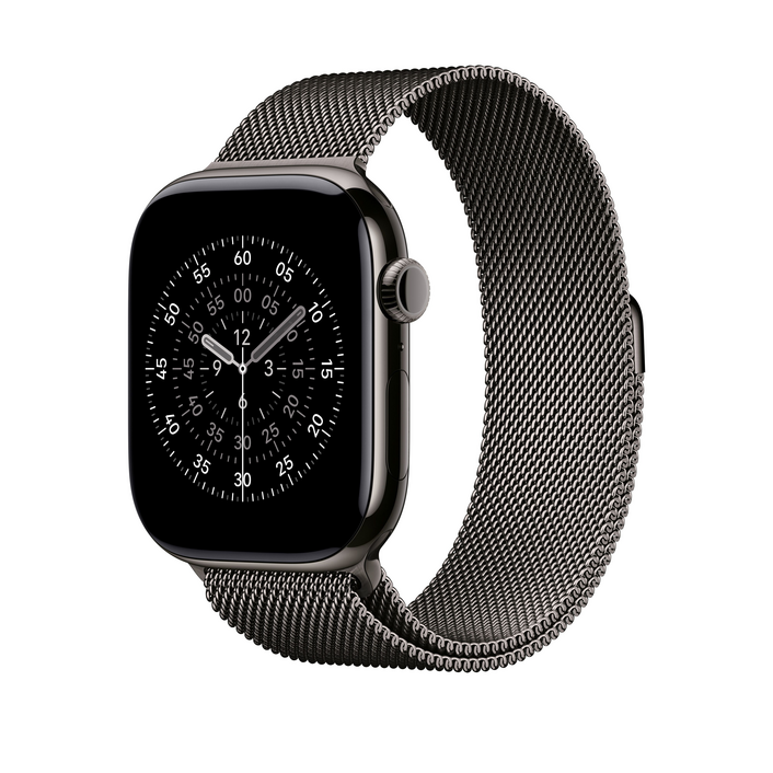 46 mm Milanaise Armband Schiefer – S/M