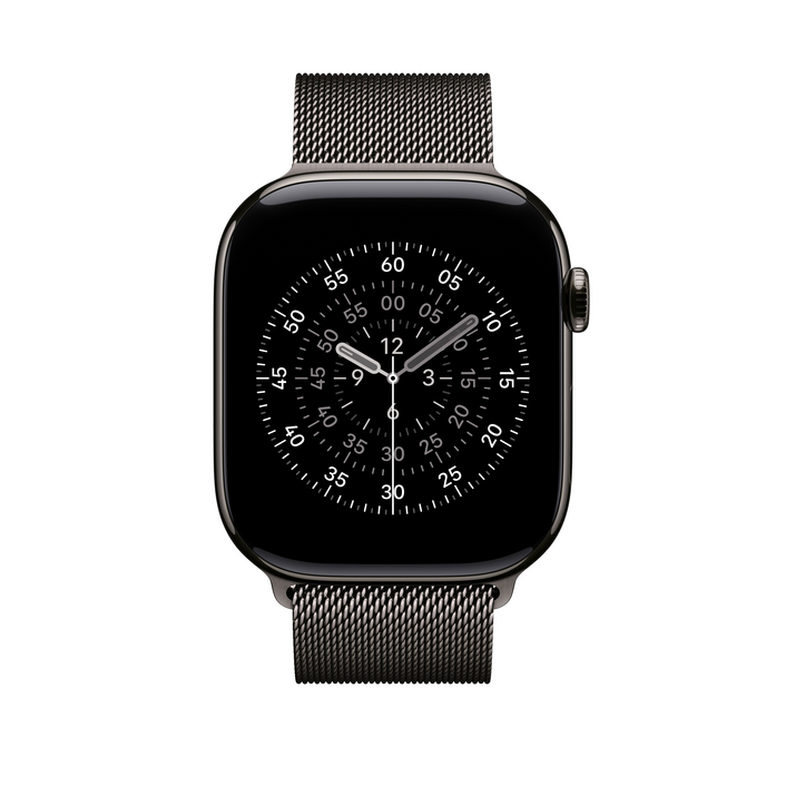 46 mm Milanaise Armband Schiefer – S/M