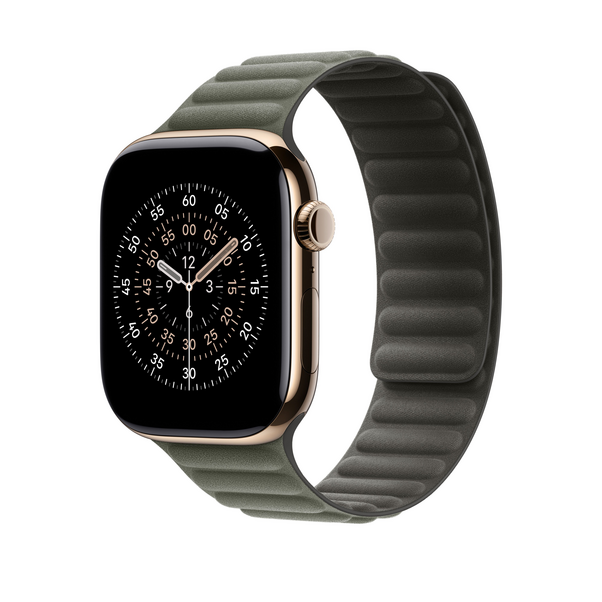 46 mm Armband mit Magnetverschluss Silbergrau - M/L