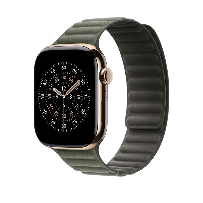 46 mm Armband mit Magnetverschluss Silbergrau - M/L