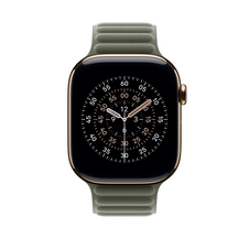 46 mm Armband mit Magnetverschluss Silbergrau - M/L