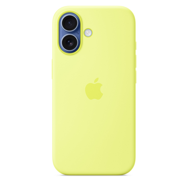 iPhone 17 Silikon Case mit MagSafe - Neongelb