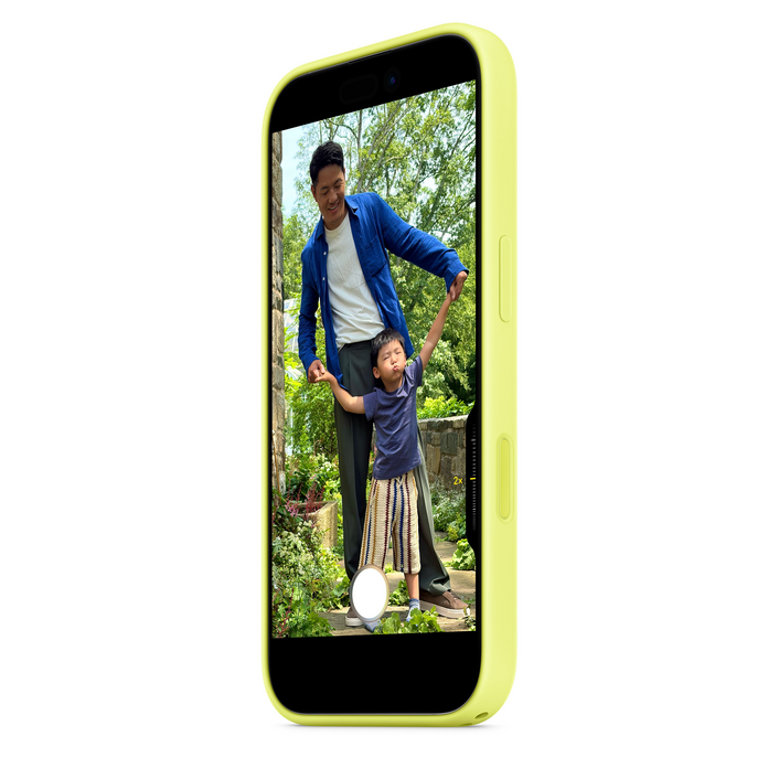 iPhone 17 Silikon Case mit MagSafe - Neongelb