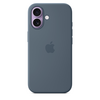 iPhone 17 Silikon Case mit MagSafe - Maritimblau