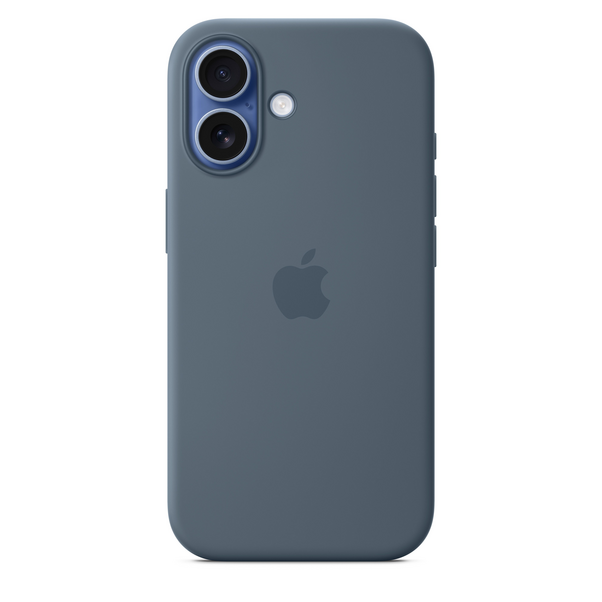 iPhone 17 Silikon Case mit MagSafe - Maritimblau