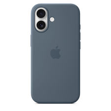 iPhone 17 Silikon Case mit MagSafe - Maritimblau