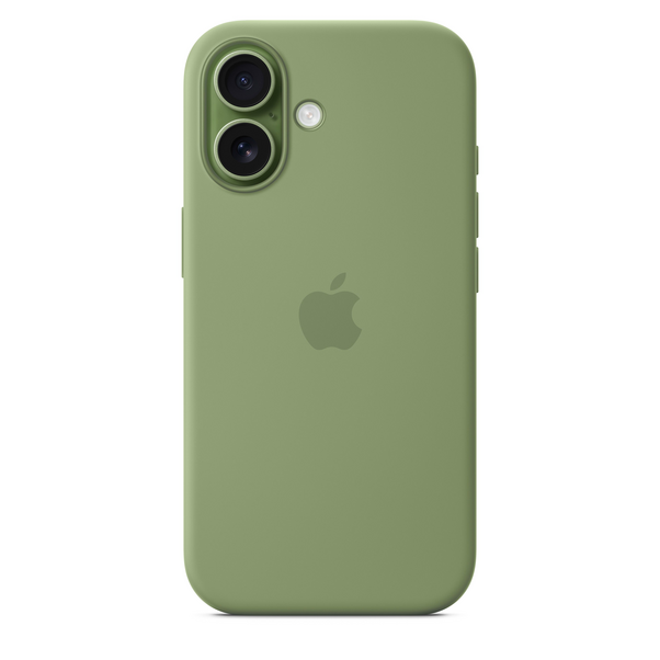 iPhone 17 Silikon Case mit MagSafe - Hellmoosgrün