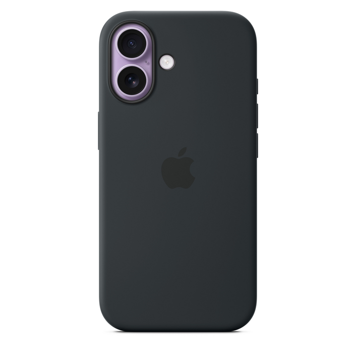 iPhone 17 Silikon Case mit MagSafe - Schwarz