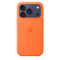 iPhone 17 Pro Silikon Case mit MagSafe - Orange