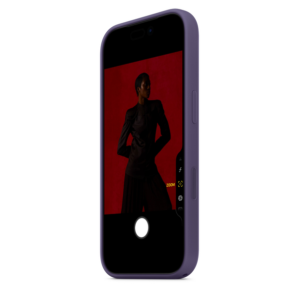iPhone 17 Pro Silikon Case mit MagSafe - Nebelviolett