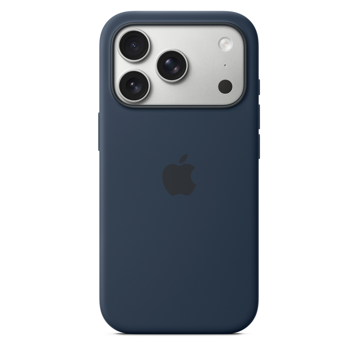 iPhone 17 Pro Silikon Case mit MagSafe - Mitternacht