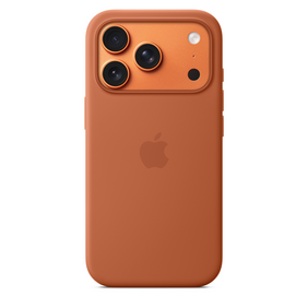 iPhone 17 Pro Silikon Case mit MagSafe - Terracotta