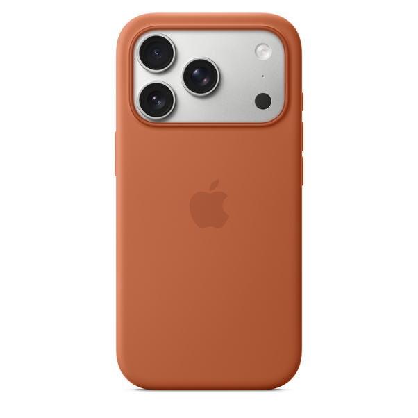 Sie sehen das Produktbild 03 von iPhone 17 Pro Silikon Case mit MagSafe - Terracotta iPhone 17 Pro Silikon Case mit MagSafe - Terracotta
