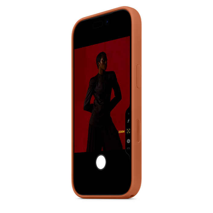 iPhone 17 Pro Silikon Case mit MagSafe - Terracotta