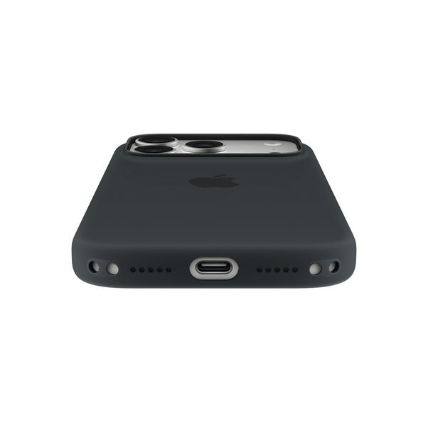 iPhone 17 Pro Silikon Case mit MagSafe - Schwarz