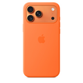 Sie sehen das Produktbild 01 von iPhone 17 Pro Max Silikon Case mit MagSafe - Orange iPhone 17 Pro Max Silikon Case mit MagSafe - Orange