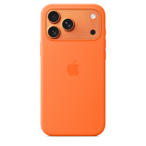 iPhone 17 Pro Max Silikon Case mit MagSafe - Orange