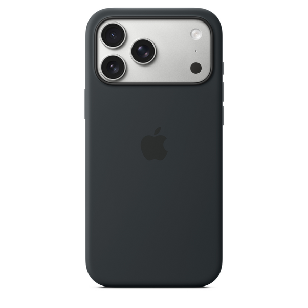 Sie sehen das Produktbild 02 von iPhone 17 Pro Max Silikon Case mit MagSafe - Schwarz iPhone 17 Pro Max Silikon Case mit MagSafe - Schwarz
