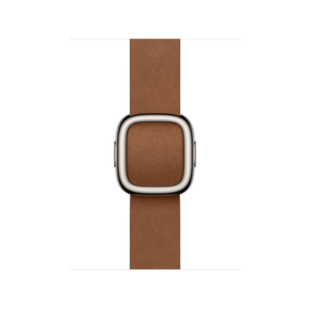 42 mm Armband mit Moderner Schließe Karamell - Small