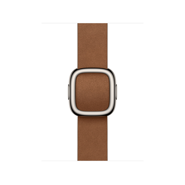 42 mm Armband mit Moderner Schließe Karamell - Large