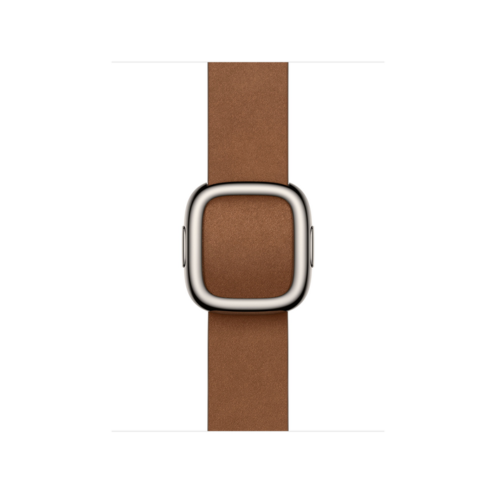 42 mm Armband mit Moderner Schließe Karamell - Large